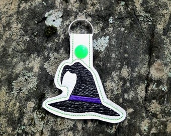 Wicked Witch Hat Snap Tab Machine Borduurwerk ITH *** DIGITALE DOWNLOAD ***