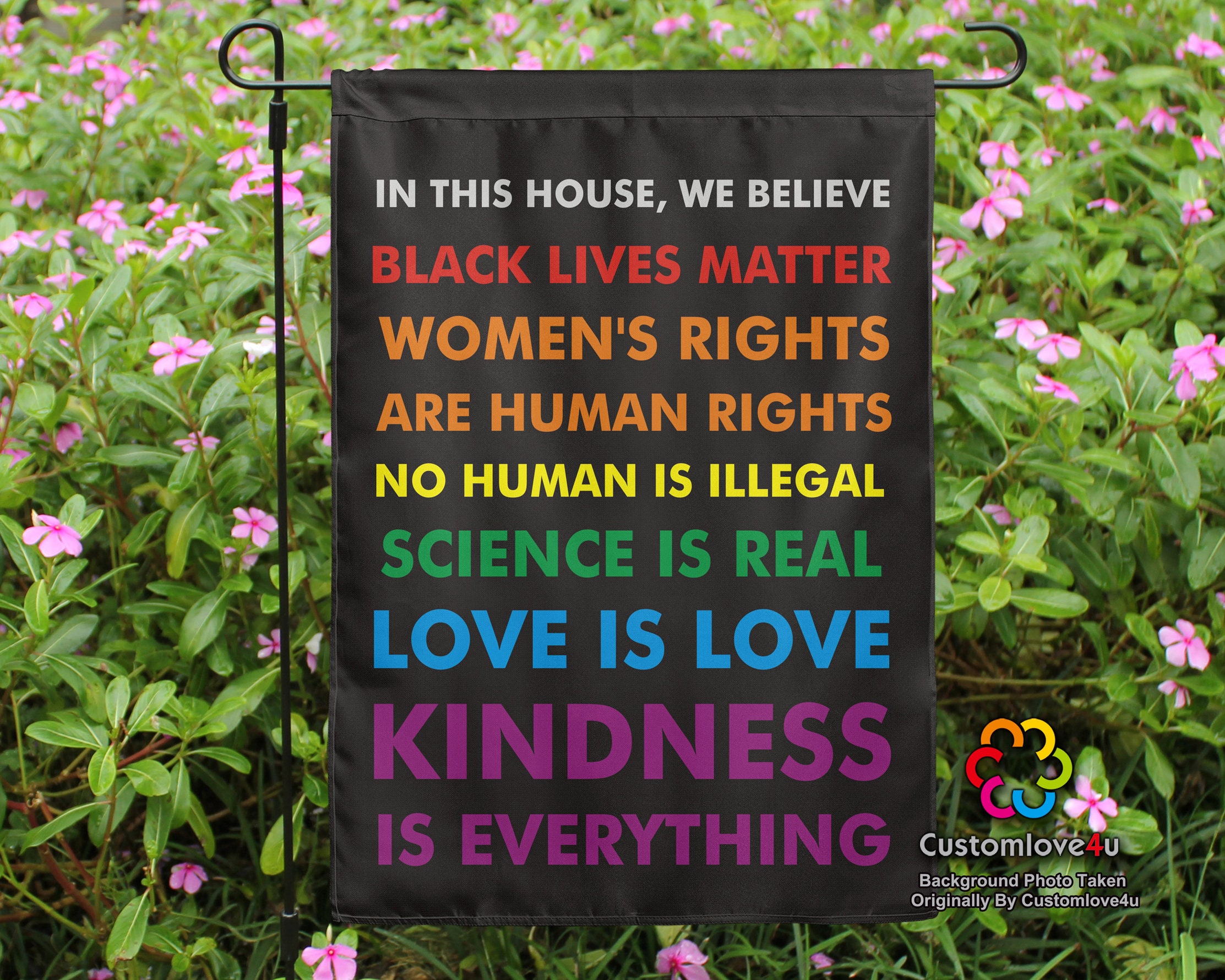 Black Lives Matter Garden Flag Togther We Rise Support BLM House Yard Banner Black Lives Matter Garden Flag Togther We Rise Support BLM House Yard Banner