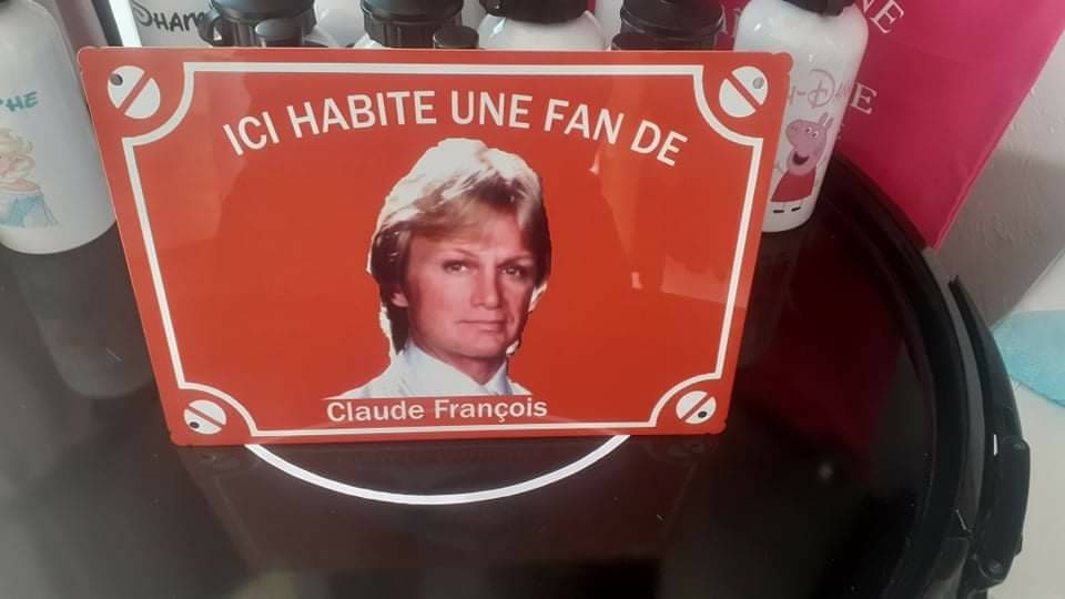 Plaque de Rue Personnalisée Claude François