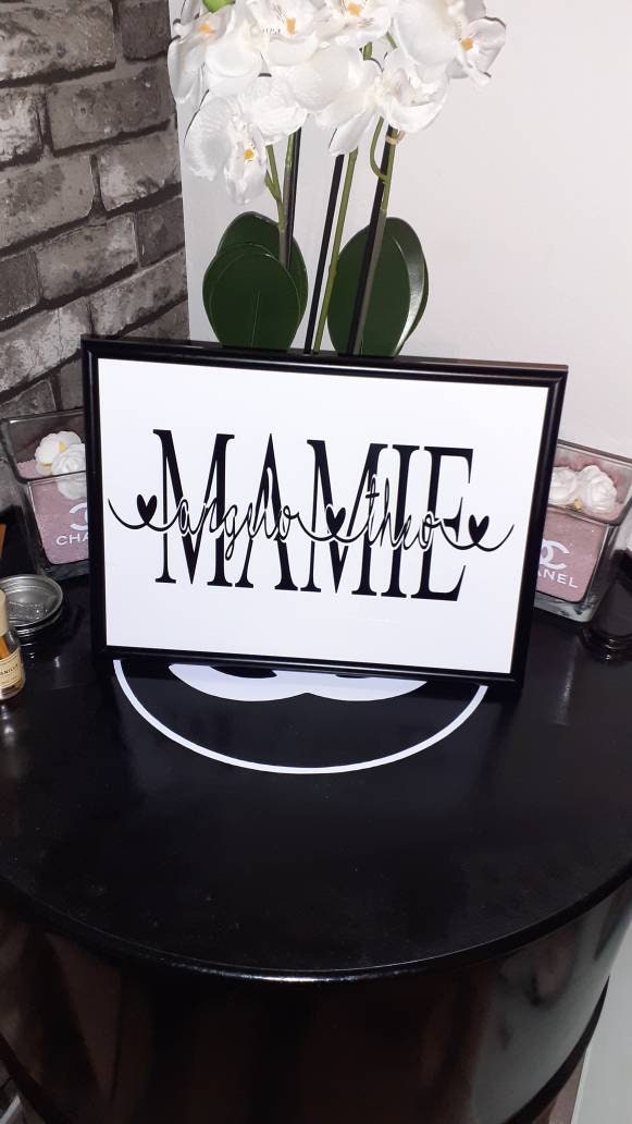 Cadre Personnalisé Pour La Fête Des Mamies