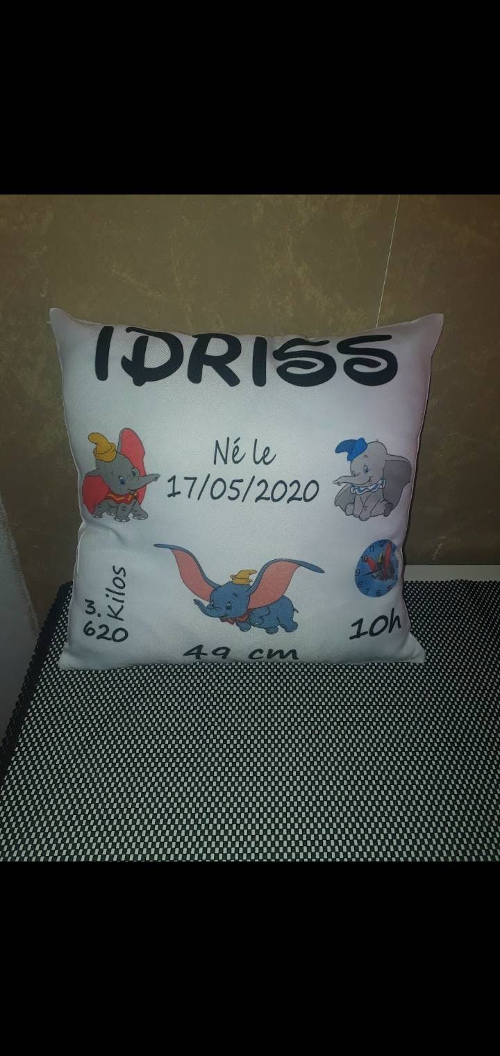 Coussin Naissance Dumbo