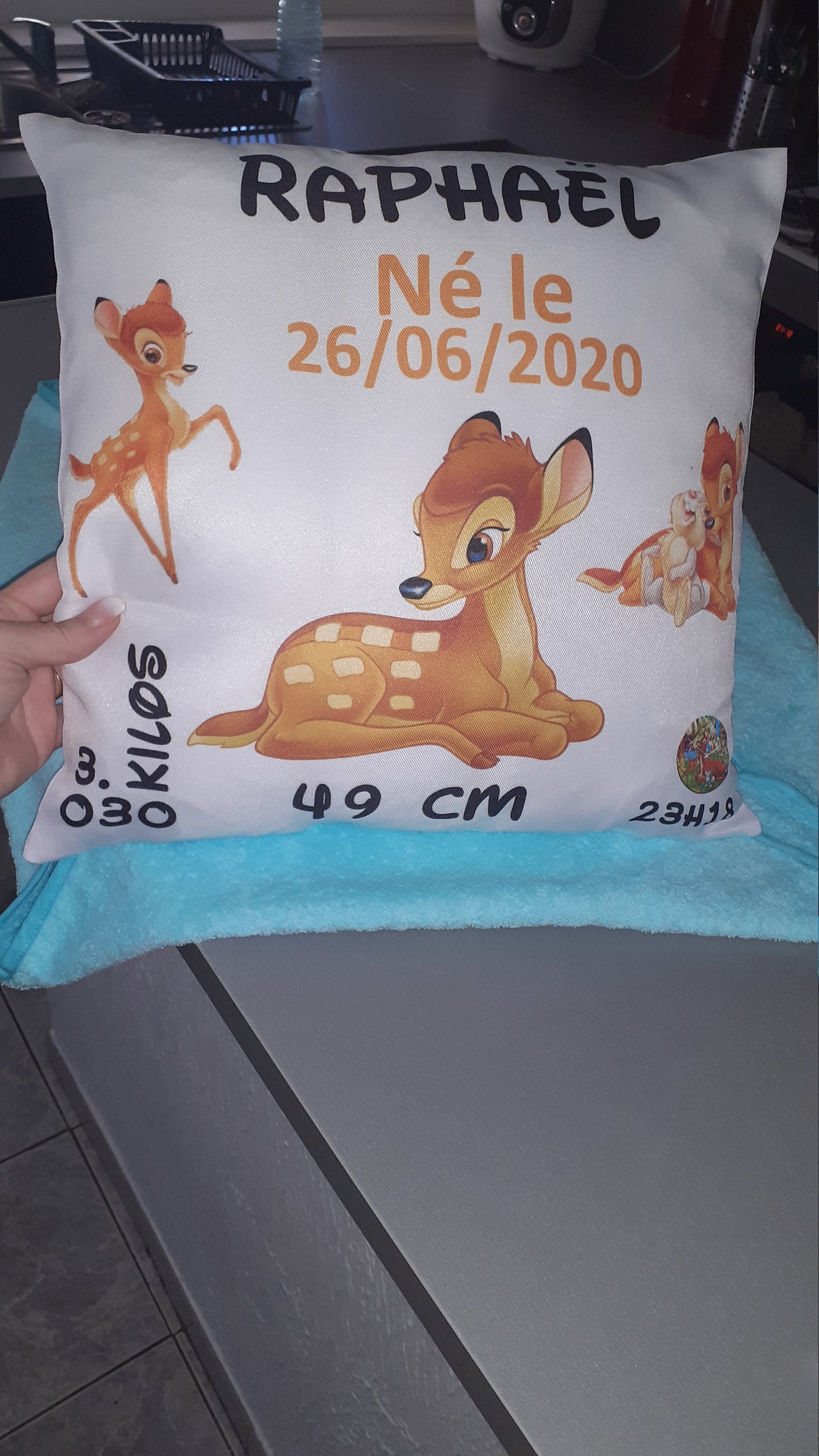 Coussin Personnaliser Bambi