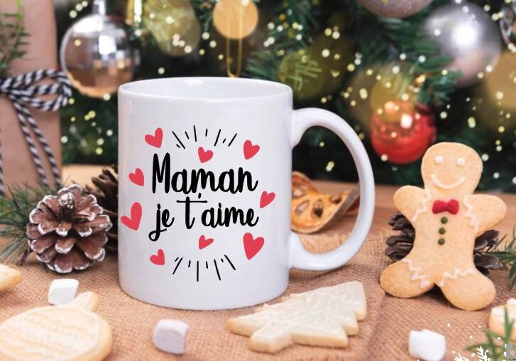 Mug Personnalisé Maman Je T'aime