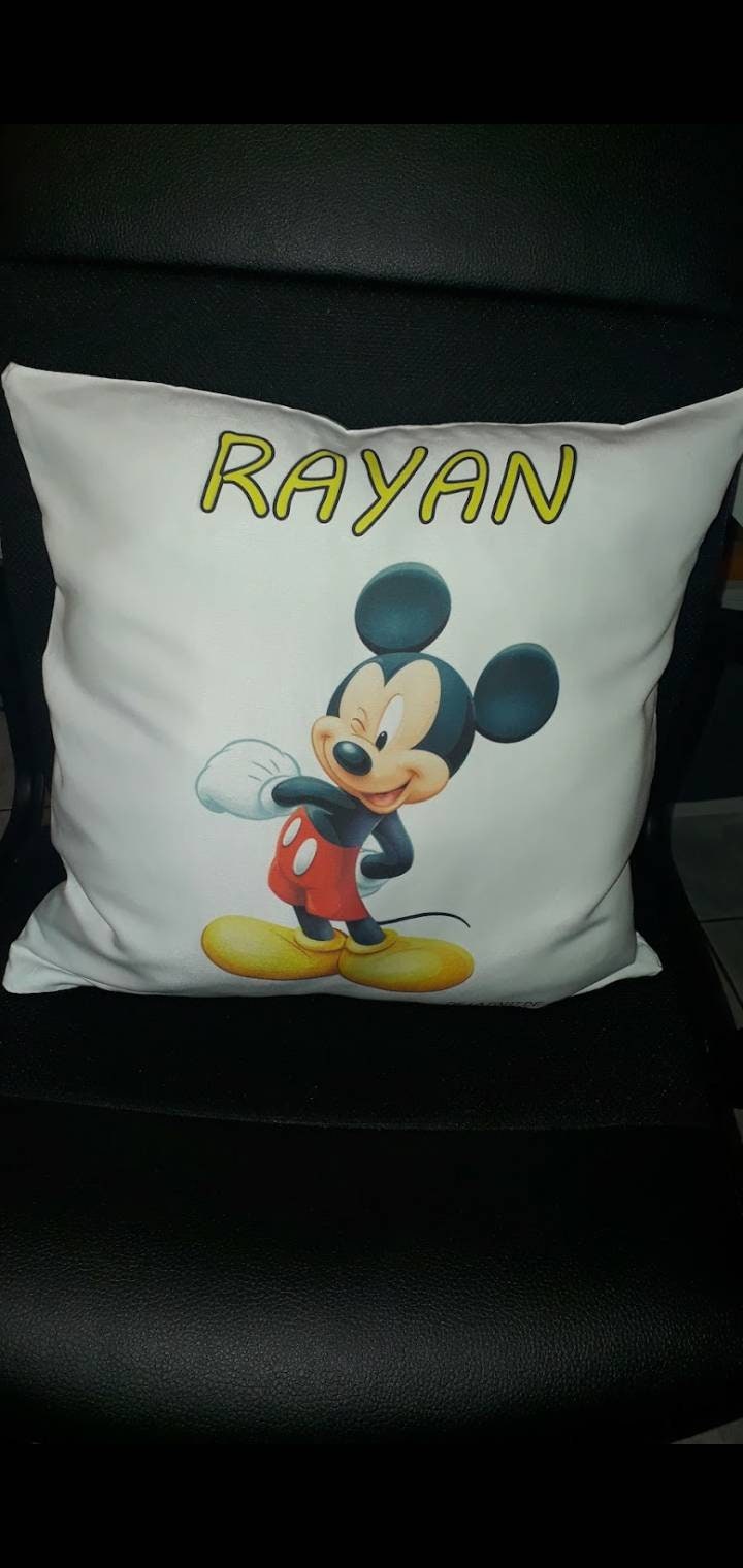 Coussin Mickey Personnalisé