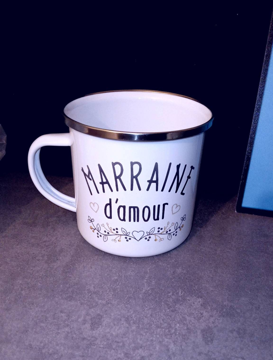 Mug Émaillé Marraine