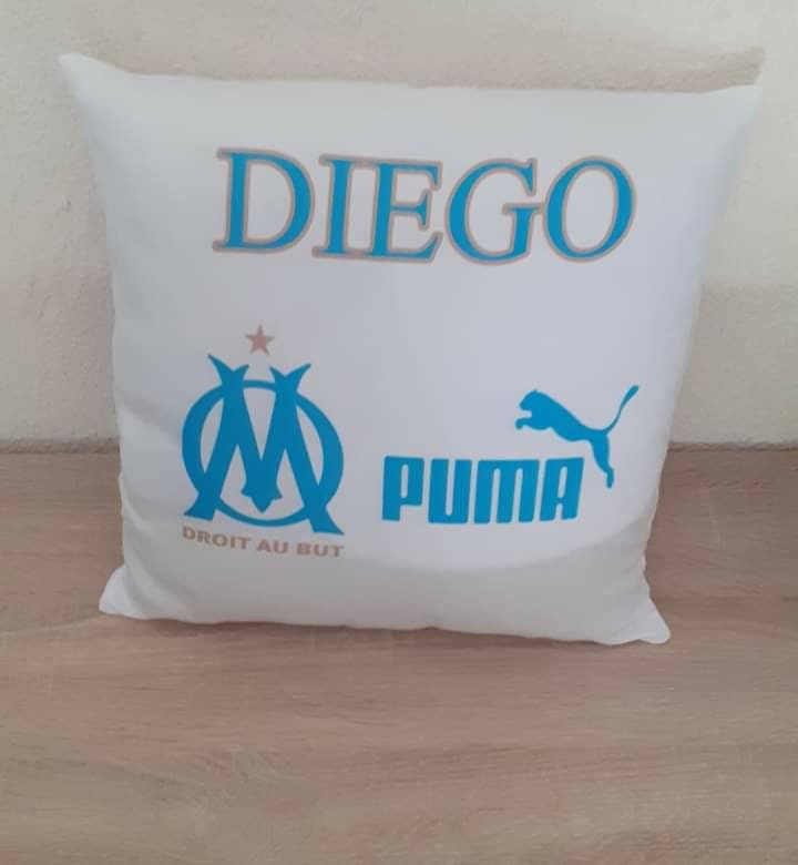 Coussin Om Marseille Personnaliser