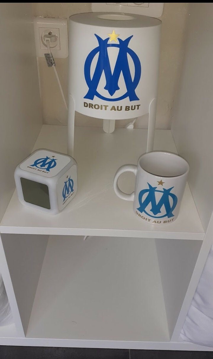 Ensemble Marseille Lampe , Mug et Réveil