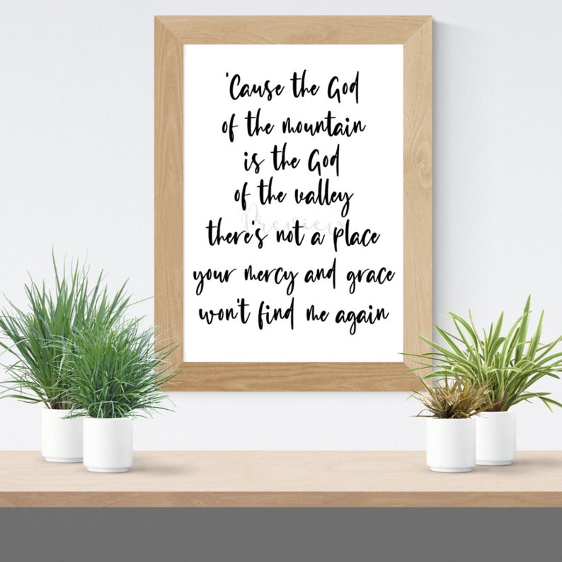 Graves Into Gardens Elevation Worship Lyrics Digital Download Etsy