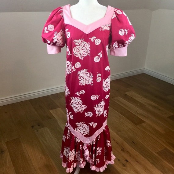 Princess Kaiulani Hawaii Vintage 70’s Floral Dress