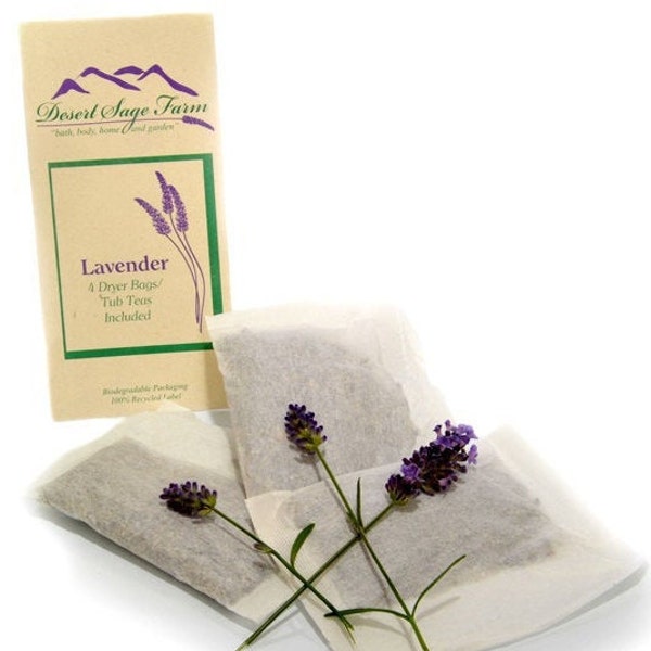 Dryer Bags/Tub Tea/Lavender/Soothing scent/Gift Giving/Laundry
