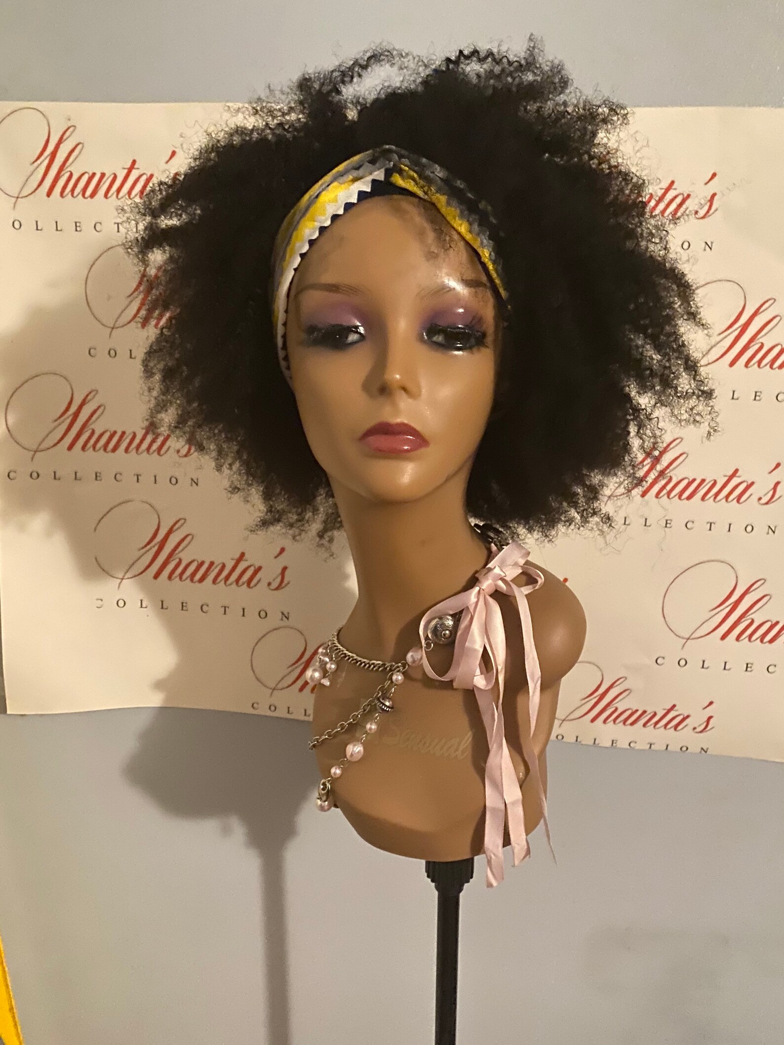 Afro headband wig Etsy