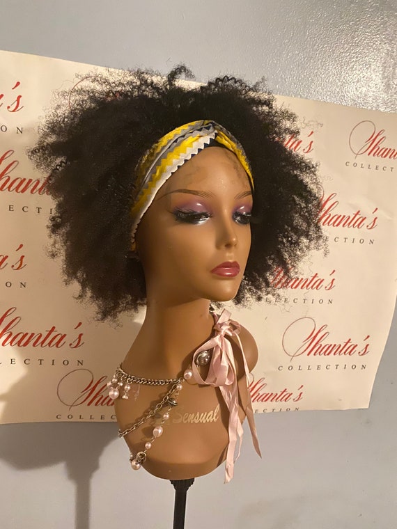 Afro headband wig Etsy
