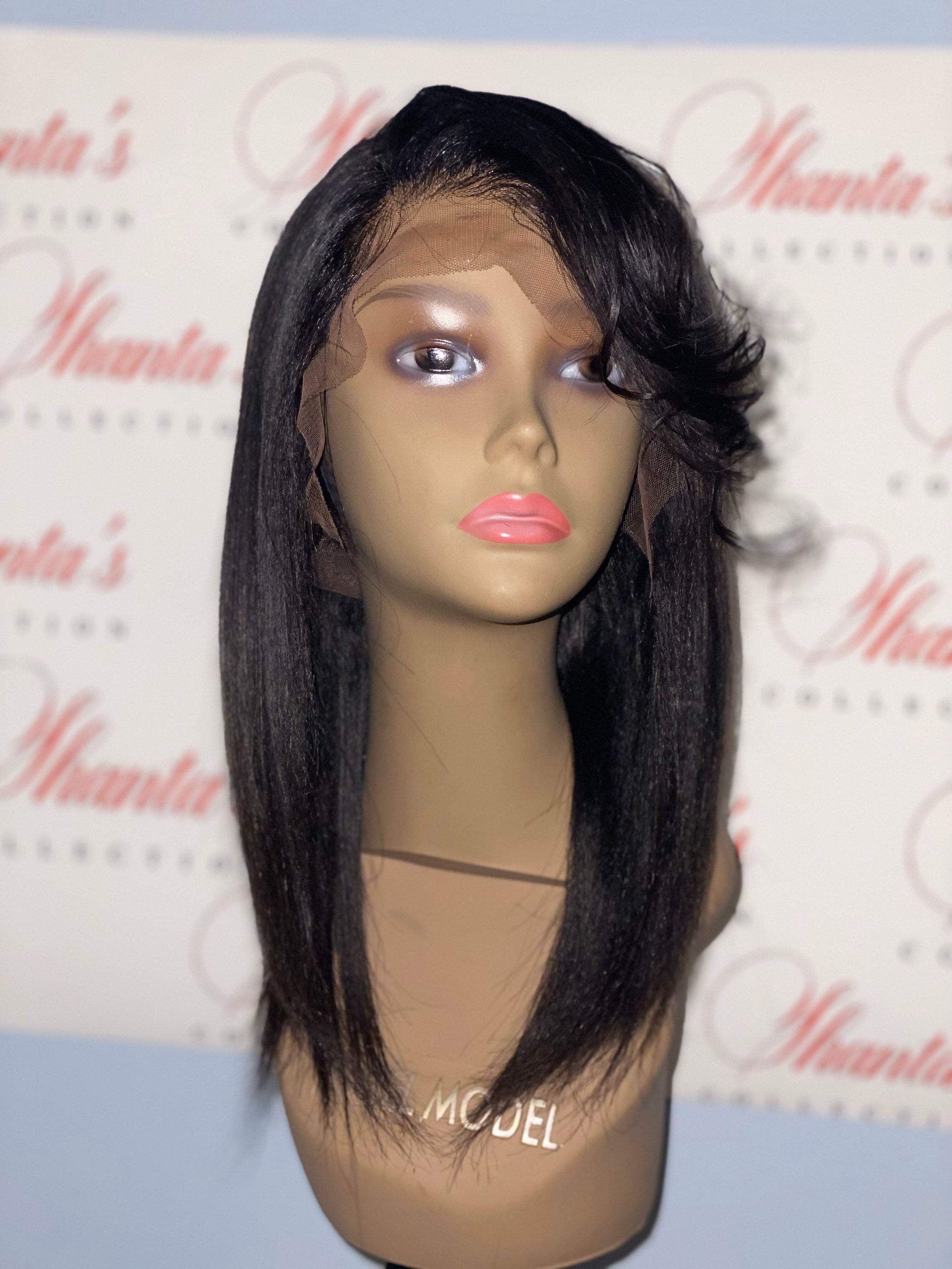 16 Inch Lace Frontal Wig Etsy