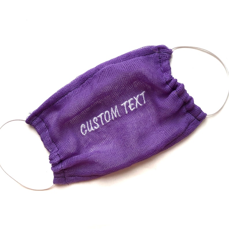 Charcoal Cheesecloth Mask Breathable Face Cover for Summer Etsy