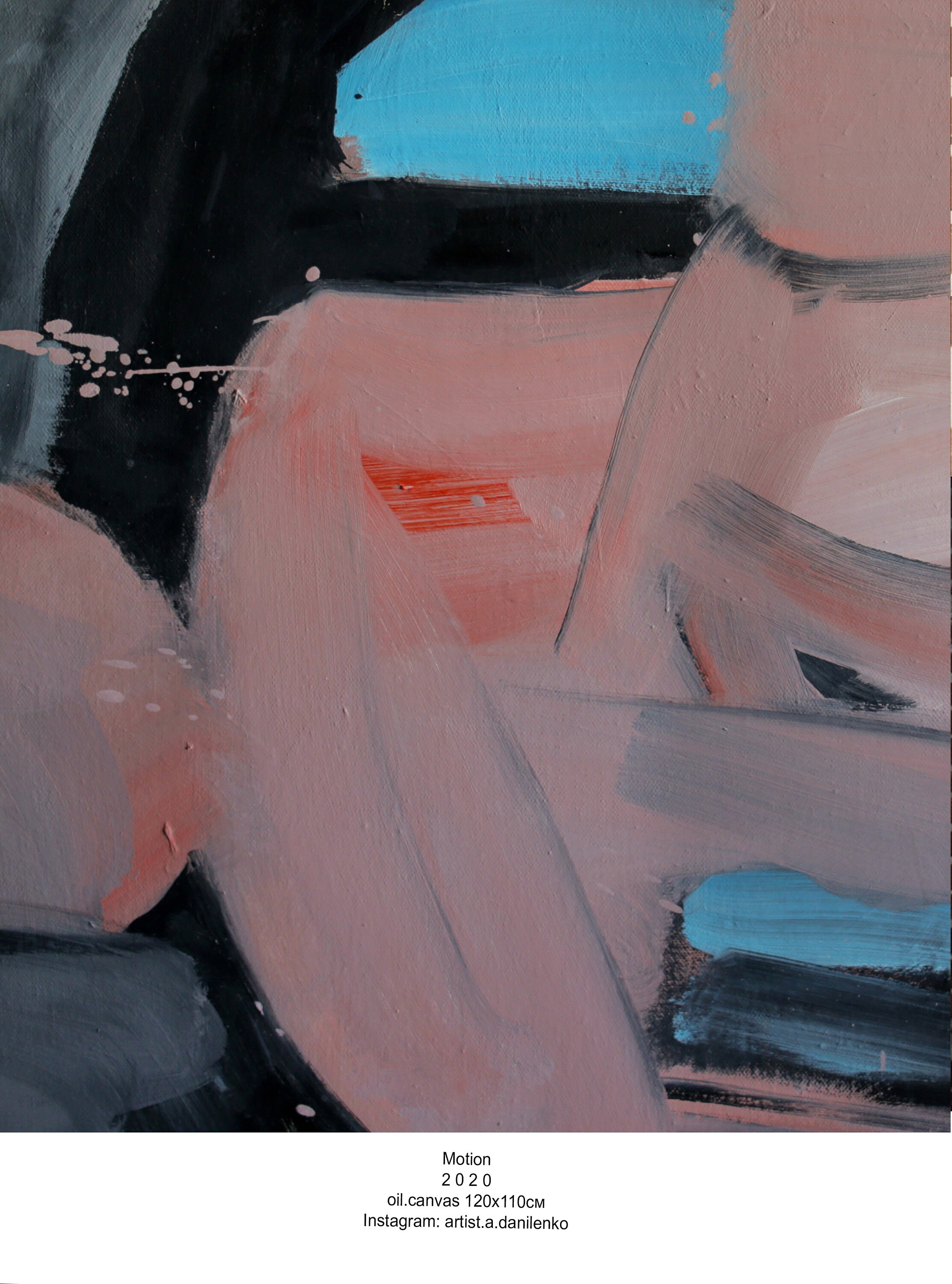 Motion 2020/ Oil painting Contemporary Art Modern Art Etsy