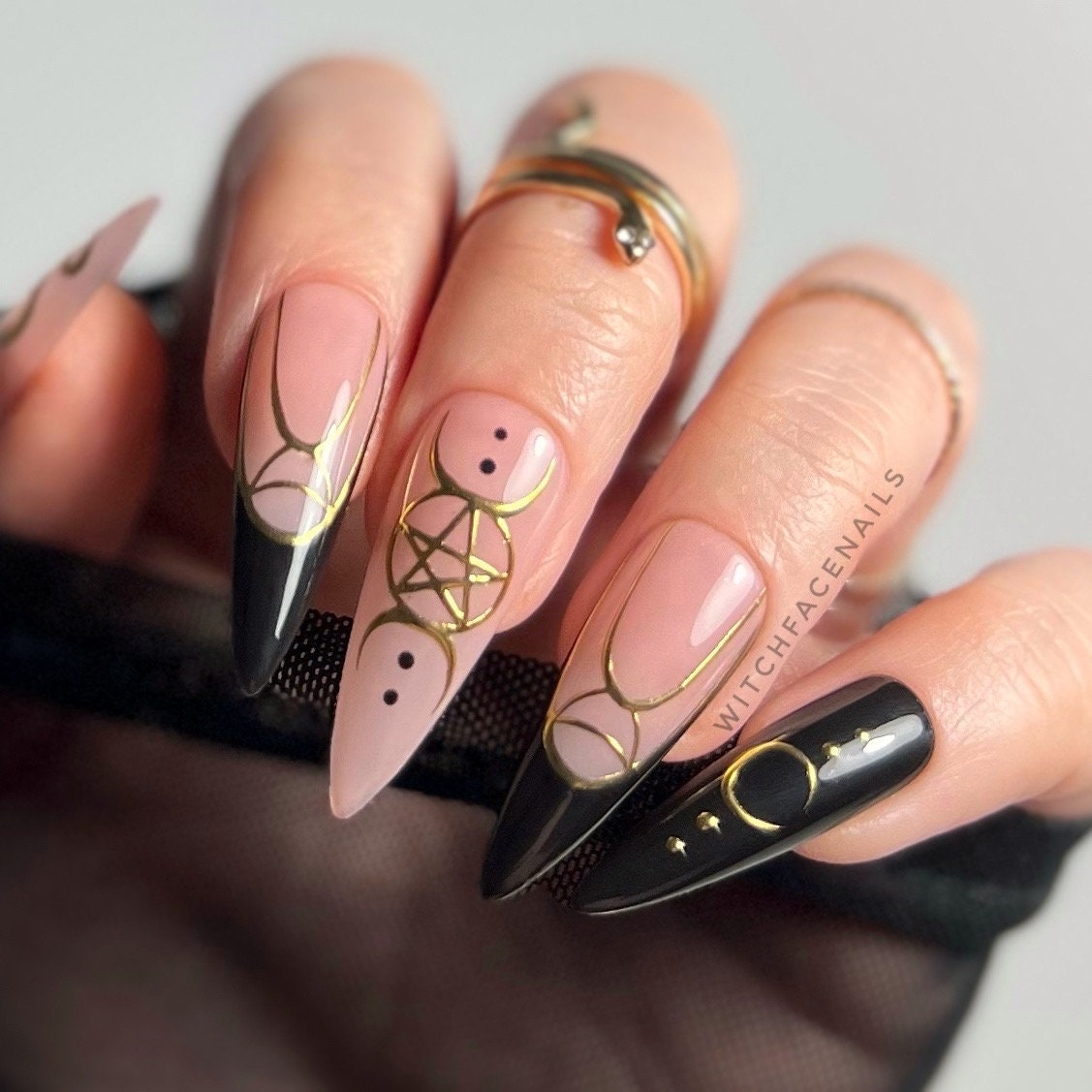 17 Black French Tip Nails Bring the Goth Back to Your Manis