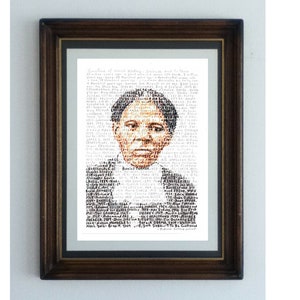 Harriet Tubman, a portrait of the icon, leader, ground-breaker, abolitionist and revolutionary, engineer of the Underground Railroad