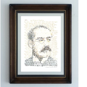 Rudyard Kipling poster, a portrait of Jungle Book and Just So Stories author in his own words with the complete text of his finest poem If-