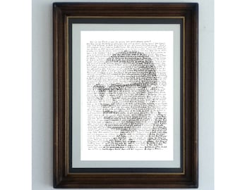Malcolm X poster, a portrait of the Civil Rights leader In his own words  from his powerful speech It’ll Be Ballots or It’ll Be Bullets