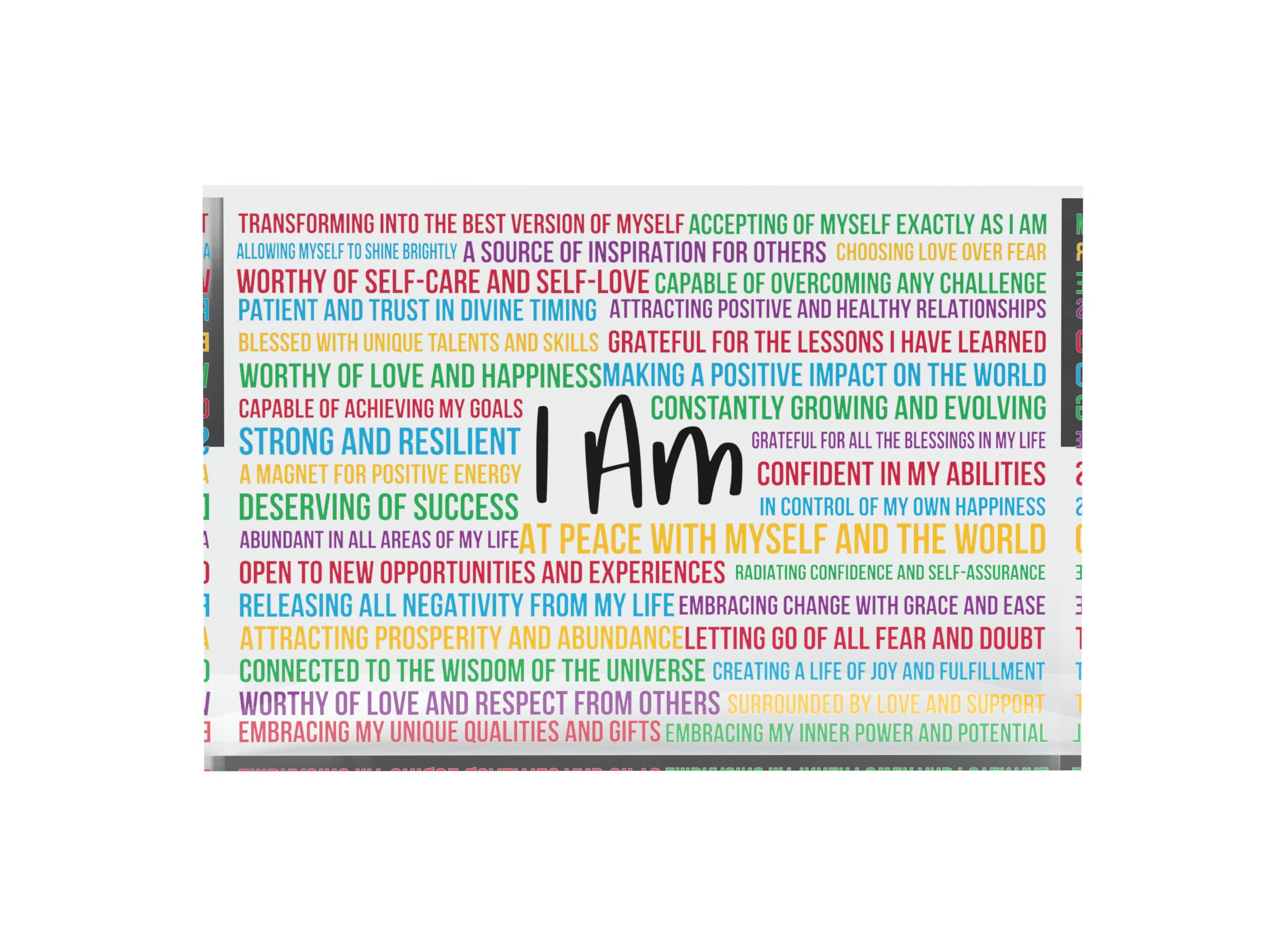 Inspirational Affirmation Plaque, Words of Encouragement, Daily ...