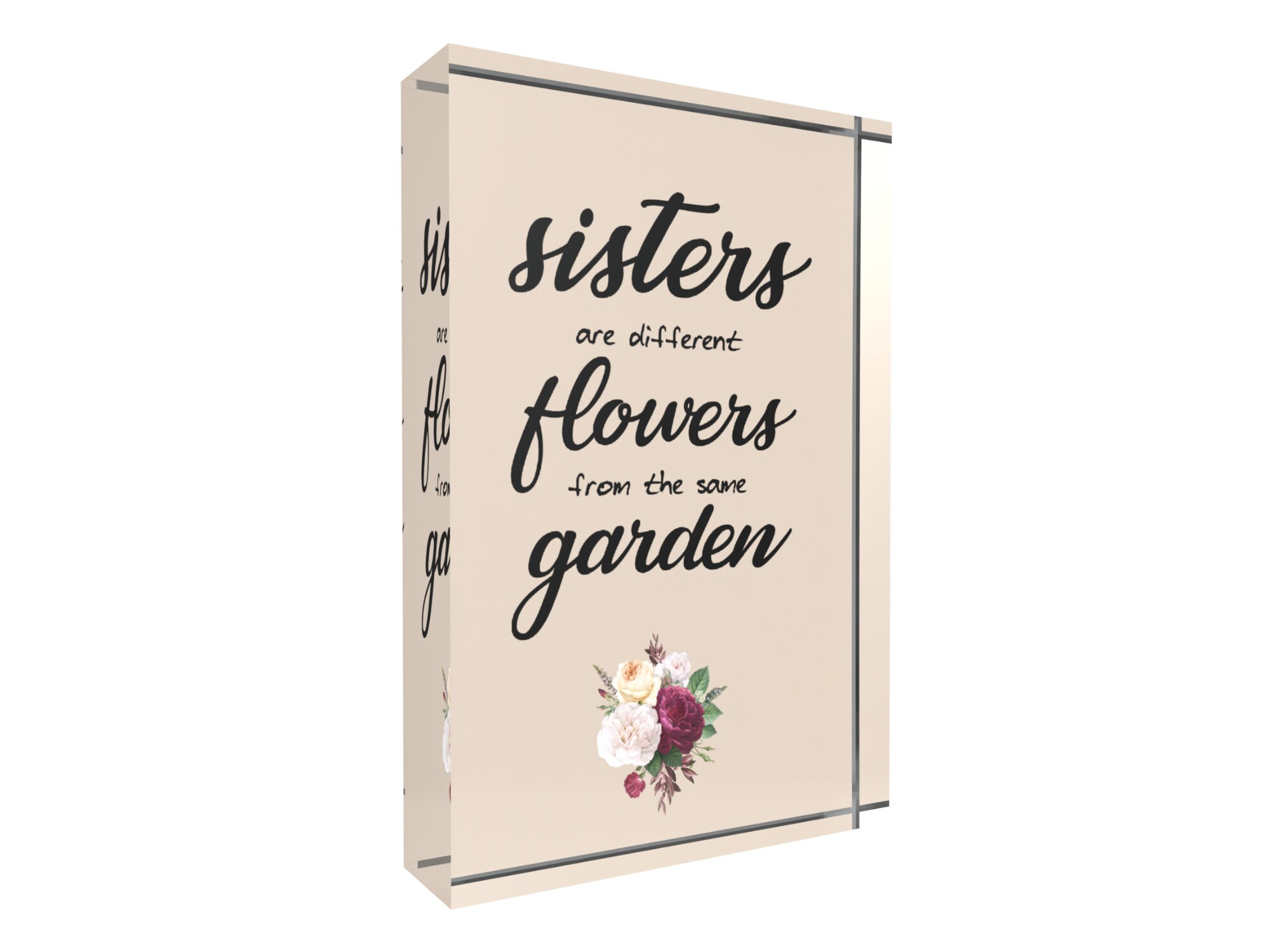 Unique Sister Gift Sisters Are Different Flowers From the - Etsy