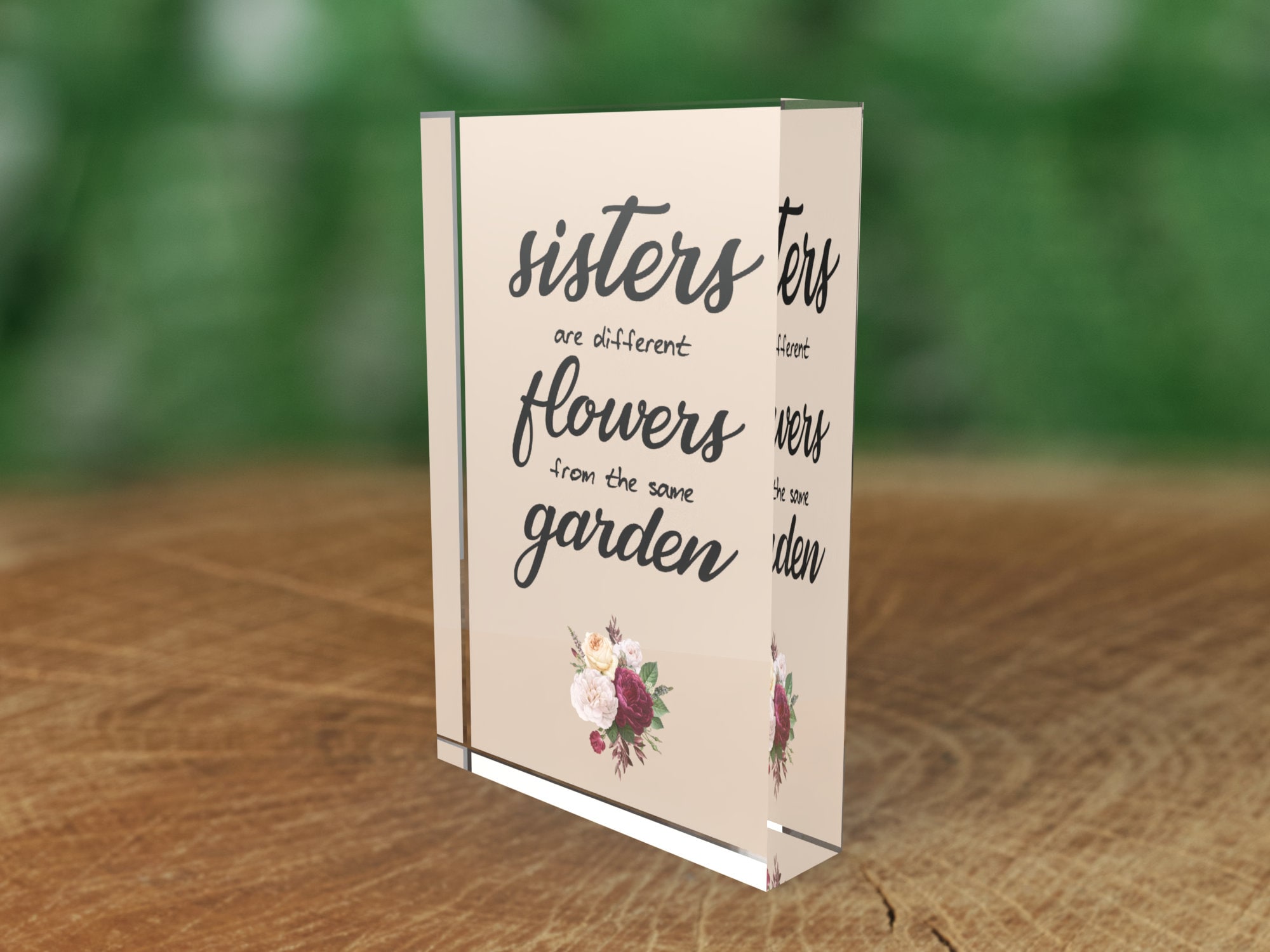 Unique Sister Gift Sisters Are Different Flowers From the - Etsy