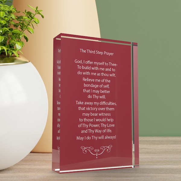 Third Step Prayer Etsy