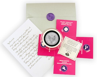 Personalized Tooth Fairy Gift Set, Tooth Fairy Letter and Keepsake Coin, Baby Tooth Gift, Magical Gifts for Kids, Glow in the Dark