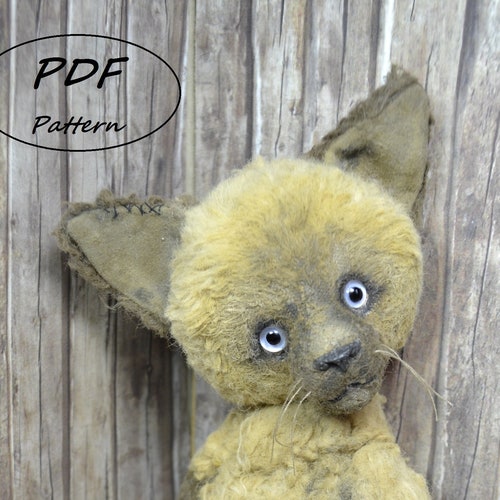 PDF Pattern Artist Cat Leroy Teddy Bear Teddys Creations Toy Etsy