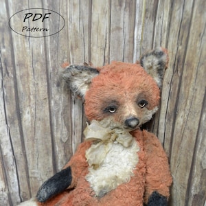 PDF Pattern Fox Raphael Teddy Bear Teddys Creation Toy animal Teddybear Bearparadise