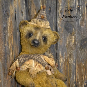 PDF PatternNoah Teddy Bear Creation Toy animal