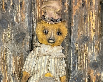 Bear Callum, artist Teddybear, handmade creations by Bearparadise