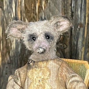 PDF Patroon Mous Rose, Artist teddybeer vintage Bearparadise