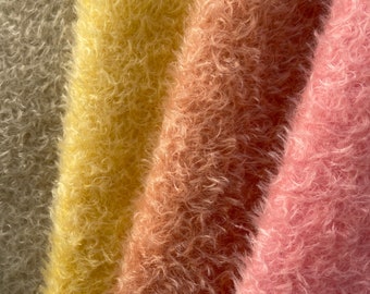 7M09-12 Mohair, 16 mm, for Dolls and Teddies, by Helmbold, hand coloured, teddy bear fabric