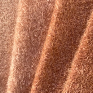 1M49-52 Mohair 12 mm for Dolls and Teddies, by Helmbold, hand coloured, teddy bear fabric