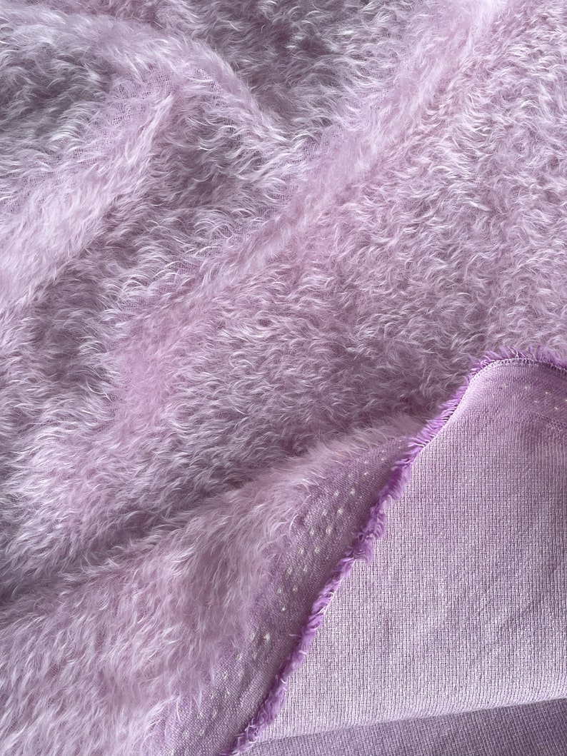 12M 36 39 Mohair, 16 mm, pour poupées et nounours, par Helmbold, coloré à la main, tissu ours en peluche image 6