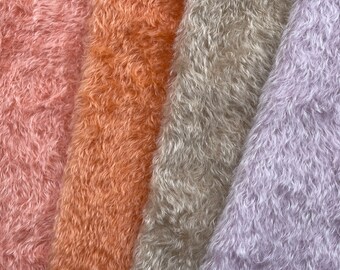 12M 36- 39 Mohair, 16 mm, for Dolls and Teddies, by Helmbold, hand coloured, teddy bear fabric