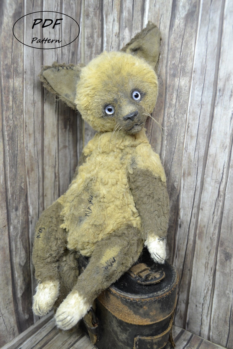 PDF Pattern Artist Cat Leroy teddy bear teddys creations toy Etsy