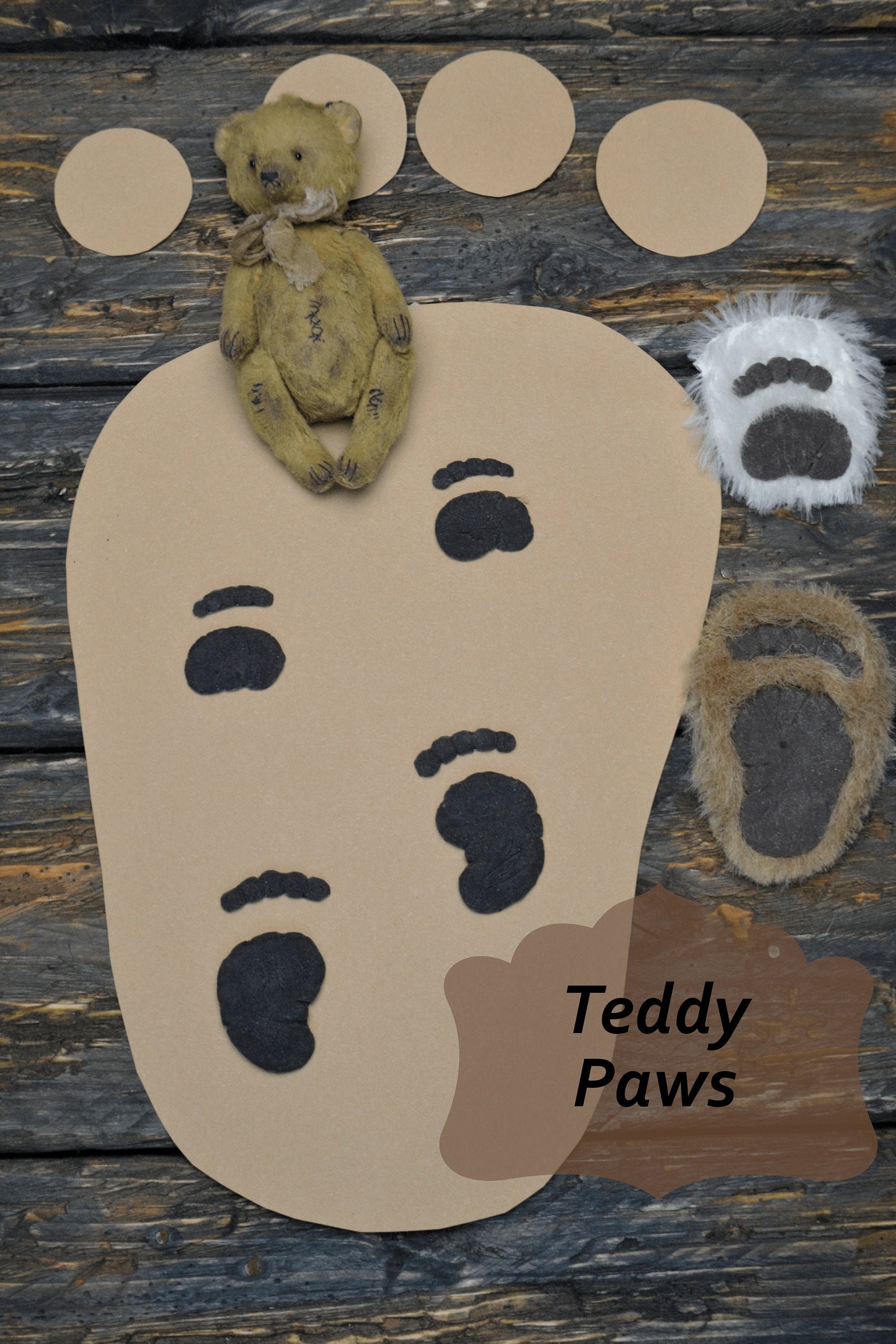 Sculpted Teddy Bear Paws for Soft Realistic Animals Etsy