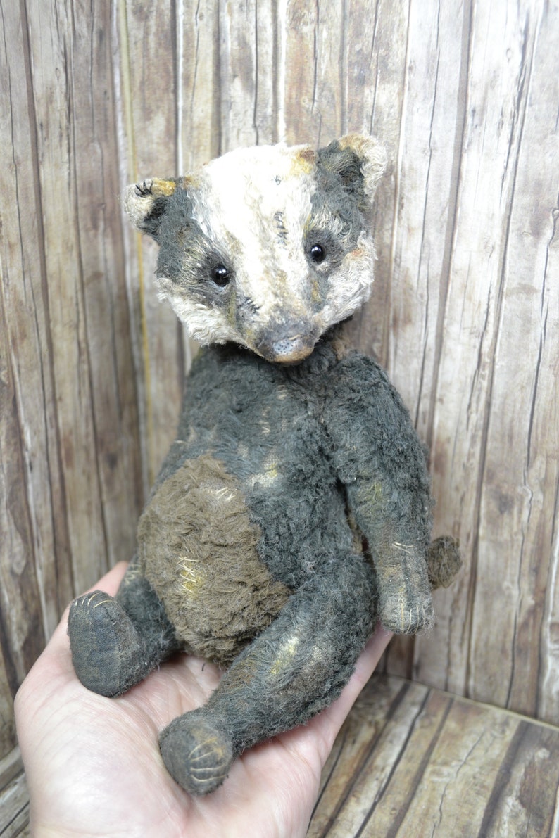 Sewing KIT Pattern Badger Alec Soft Toy Craft Kit Teddy Stuffed Animal Artist Teddybear Bear Creation Bearpradise zdjęcie 7