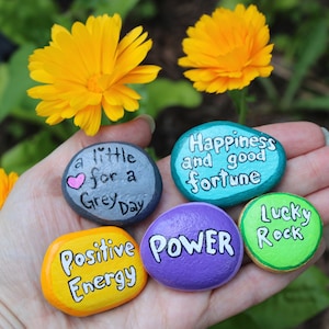 Manifestation Rocks~ Pick One~ Lucky Rock~ Power~ Happiness~ Heart For A Cloudy Day