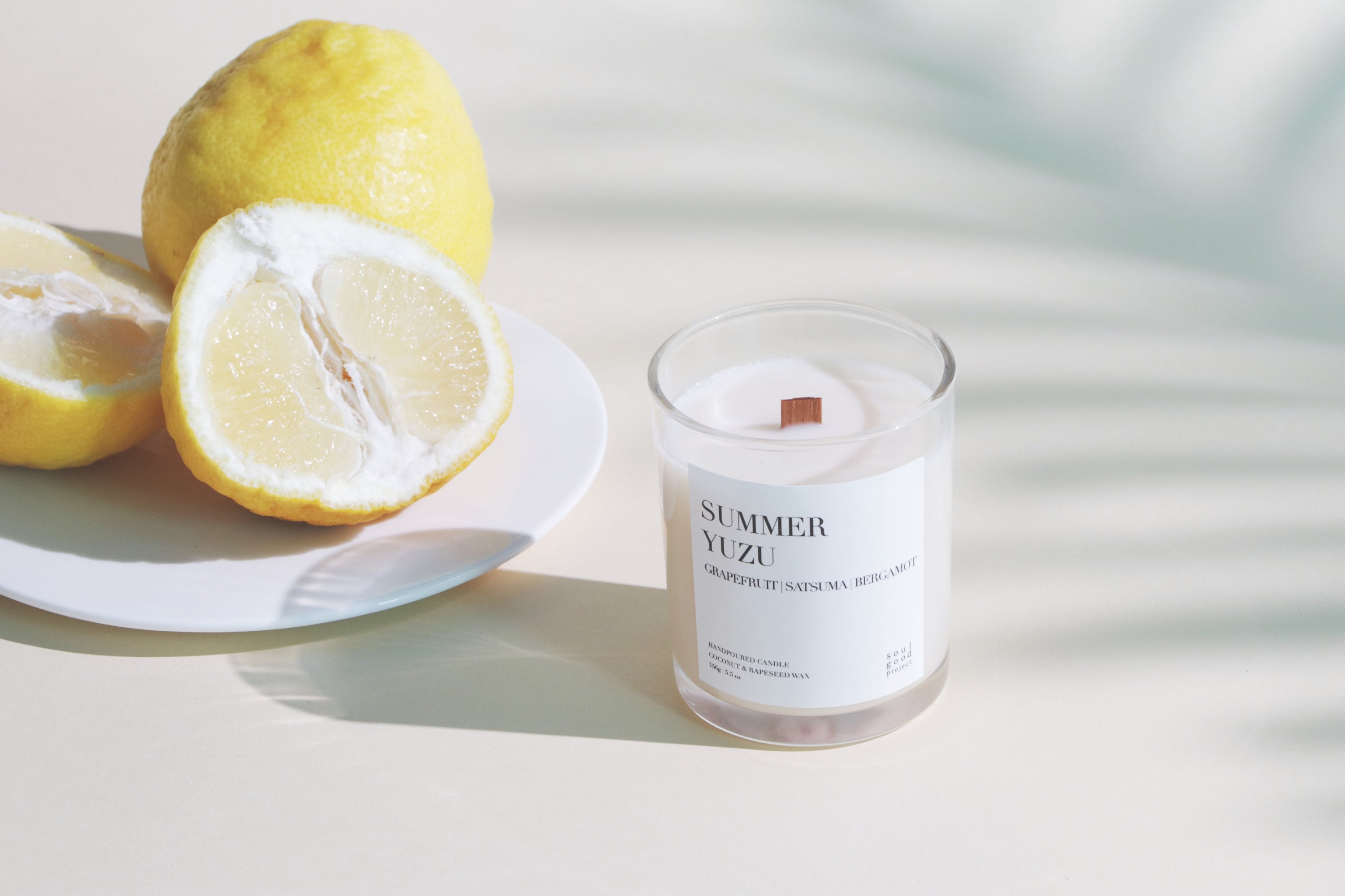 Summer Yuzu Scented Candle Etsy