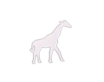 4 x Googly Eyed Giraffe Die Cut Card Toppers