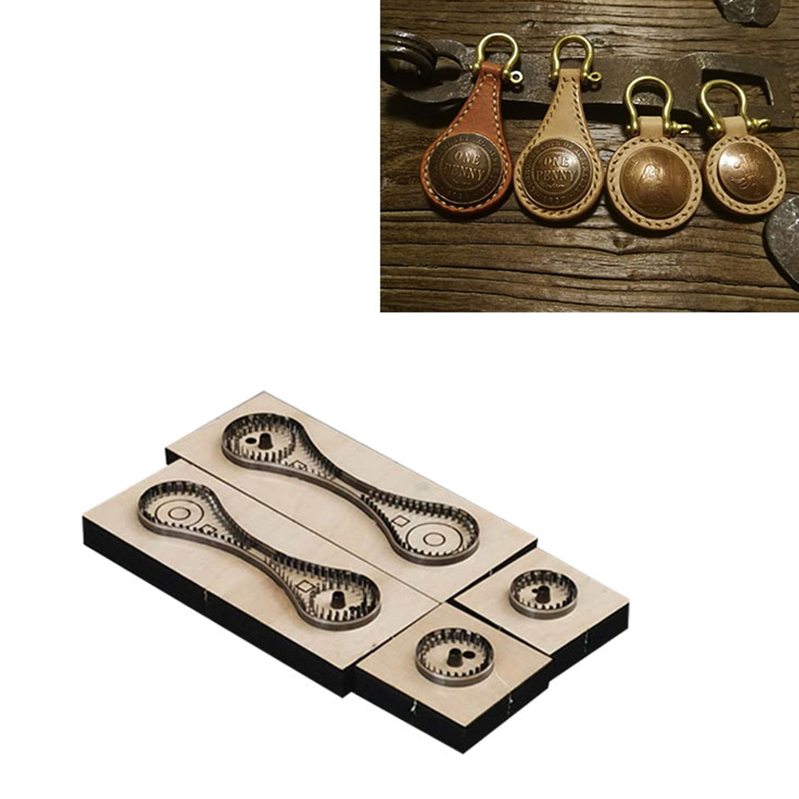 Keychain Leather Cutting Dies Custom Leather Cutting Die Cut Etsy