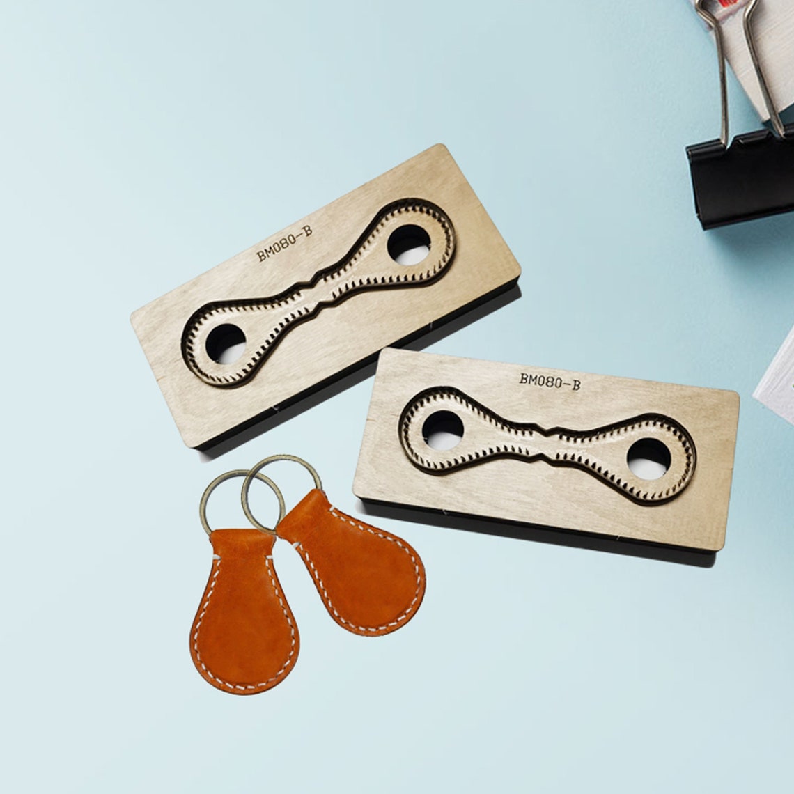 Leather Cutting Die Cutter Keychain Leather Punch Die Set Etsy