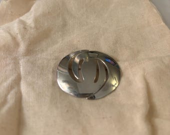 Vintage silver brooch