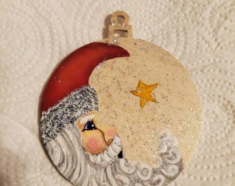 Beautiful Santa with hanging Star