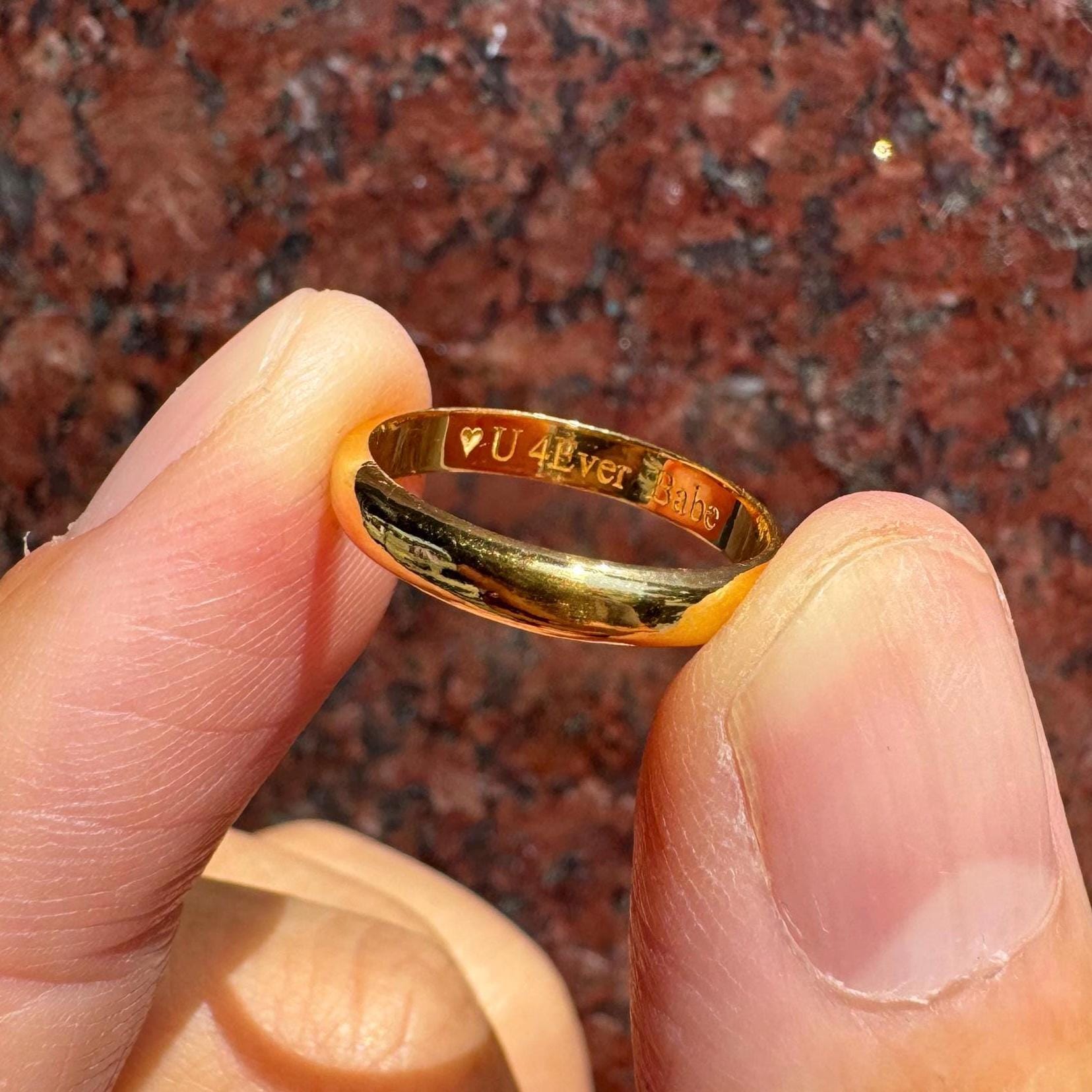 24k Gold Gold Wedding Bands 24k Yellow Gold Band, Solid 24k Gold Wedding Band Ring, Dome Band,  Polished, Unisex Simple Band, 2mm 3mm