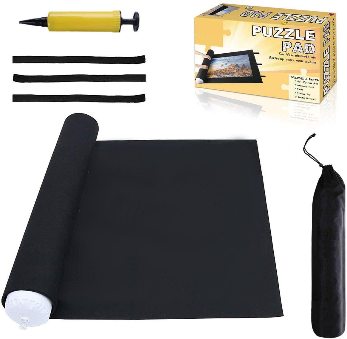 Puzzle Roll up Mat Jigsaw Storage Felt Mat Jigroll 1500 Etsy UK