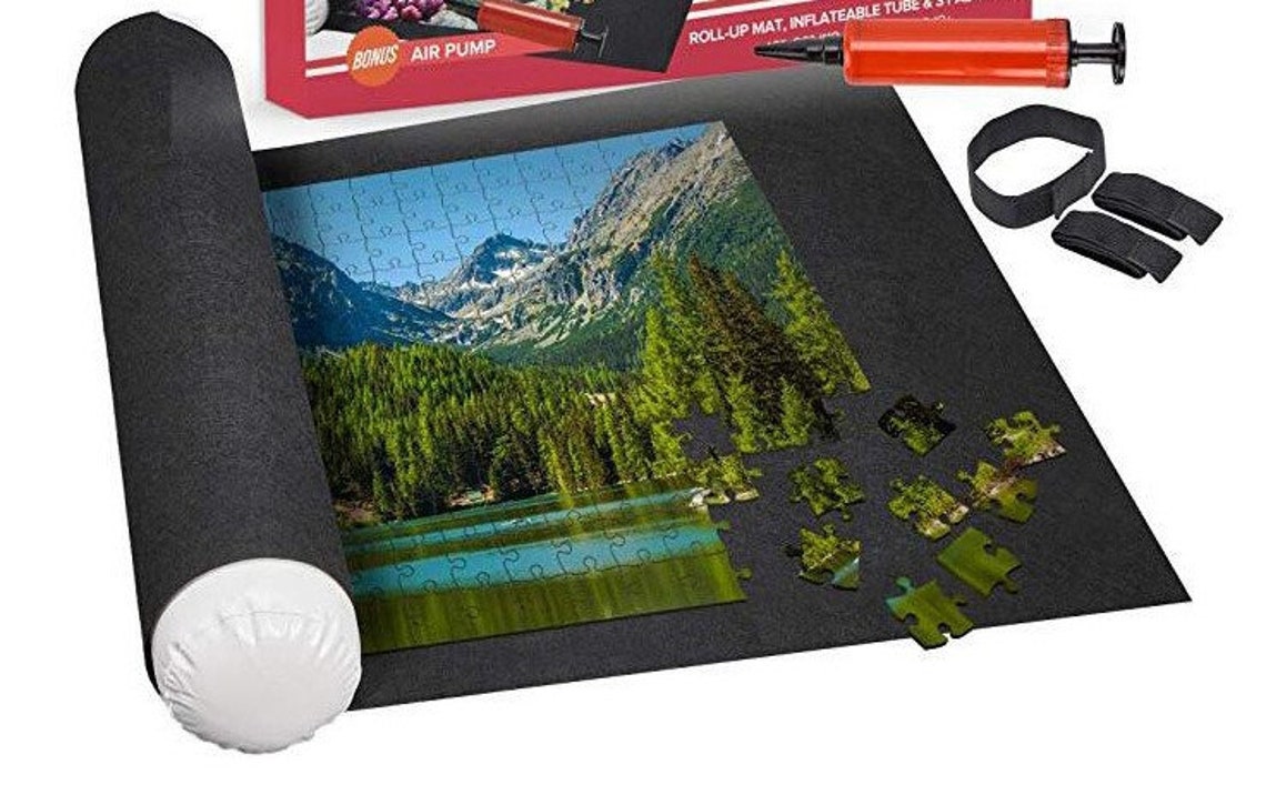 Puzzle Roll up mat Jigsaw Storage Felt Mat Jigroll 1500 Etsy